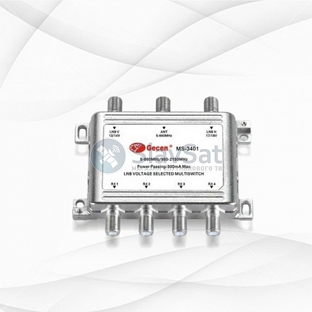Спутниковый радиальный мультисвитч Gecen MS-3401 (3x4)