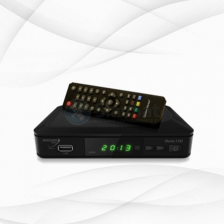Цифровой эфирный ресивер Golden Media GM Mania 3 DVB-T2
